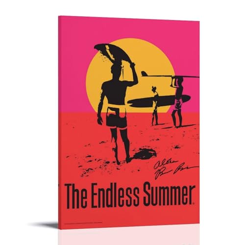 The Endless SummerPainting Kunstposter Leinwand Kunst Wanddekoration Zuhause Schlafzimmer Ästhetik Maler Wohndeko Starke Wandmalerei Zimmer dekoriert Rahmenstil20 x 30 cm von LYYFKN