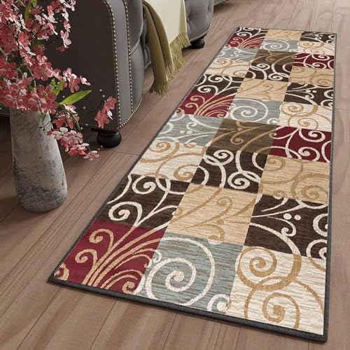 Teppich Läufer für Flur, Küche & Wohnbereiche – Maßgeschneidert, Modern, rutschfest, Waschbar – Anpassbar auf Meterware für Küche, Schlafzimmer & Wohnzimmer,40x60cm Color13 von LYYK