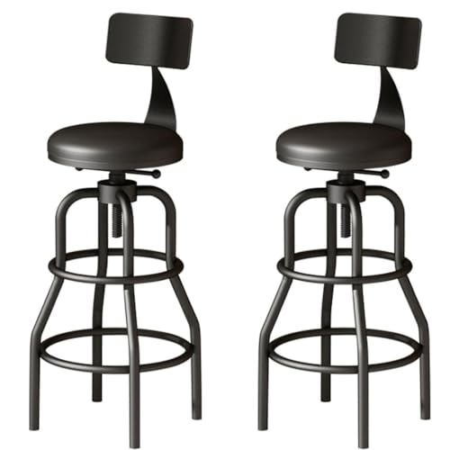 LYZCX Barhocker, Barhocker, Stühle, Barhocker, Barhocker, Thekenhöhe, Samtstühle, Verstellbarer drehbarer Barstuhl mit Fußstütze für Frühstücksbar, Esszimmerstühle, Thekenhocker, Barstühle von LYZCX