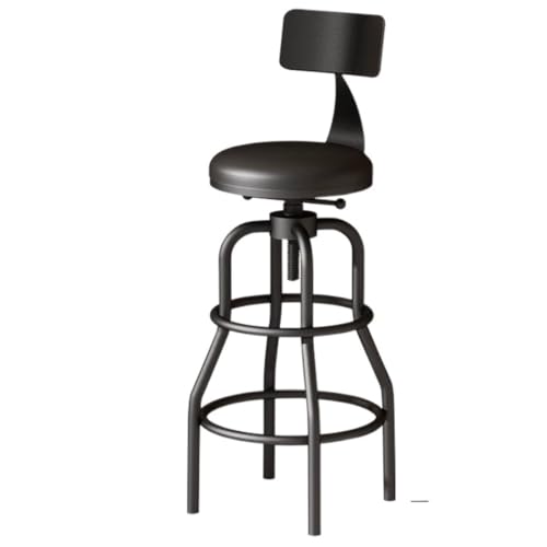 LYZCX Barhocker, Barhocker, Stühle, Barhocker, Barhocker, Thekenhöhe, Samtstühle, Verstellbarer drehbarer Barstuhl mit Fußstütze für Frühstücksbar, Esszimmerstühle, Thekenhocker, Barstühle von LYZCX