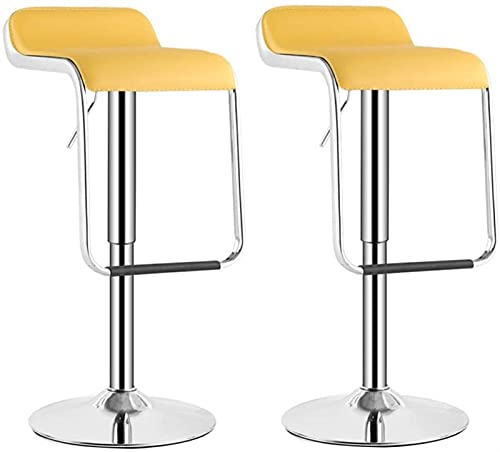 LYZCX Barhocker, verstellbare Barhocker, 2er-Set, moderner Drehstuhl aus Metall mit Rückenlehne, Barhocker in Küchenthekenhöhe, runder Fuß, Kneipensitz, Thekenbarstühle LYZCX Barhocker, verstellbare Barhocker, 2er-Set, moderner Drehstuhl aus Metall mit Rückenlehne, Barhocker in Küchenthekenhöhe, runder Fuß, Kneipensitz, Thekenbarstühle von LYZCX