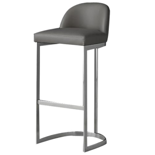 LYZCX Barhocker Barhocker Stühle Barhocker PU Gepolsterte Frühstückshocker Esszimmerstuhl Barhocker aus Metall Thekenhocker für Küche Wohnzimmer Thekenhocker Barstühle von LYZCX