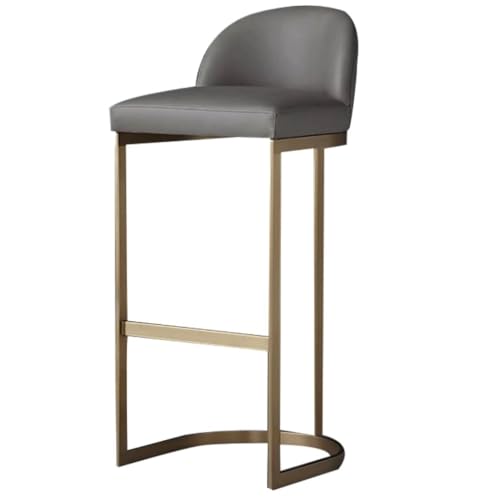 LYZCX Barhocker Barhocker Stühle Barhocker PU Gepolsterte Frühstückshocker Esszimmerstuhl Barhocker aus Metall Thekenhocker für Küche Wohnzimmer Thekenhocker Barstühle von LYZCX