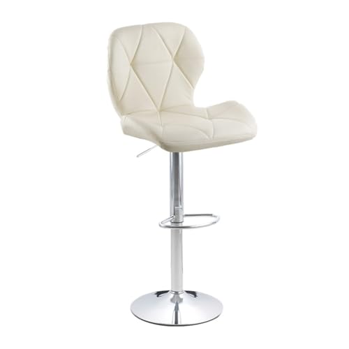 LYZCX Barhocker Barhocker Stühle Barhocker Thekenhöhe Barhocker Verstellbare Barstühle Rückenlehnenstuhl PU Drehbarer Barhocker Küchenfrühstücksstuhl Esszimmerstühle Thekenhocker Barstühle von LYZCX