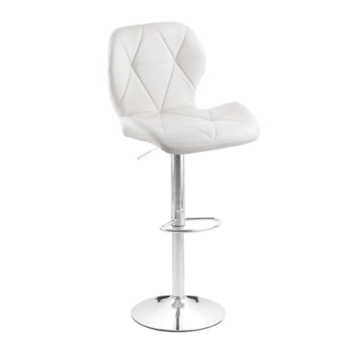 LYZCX Barhocker Barhocker Stühle Barhocker Thekenhöhe Barhocker Verstellbare Barstühle Rückenlehnenstuhl PU Drehbarer Barhocker Küchenfrühstücksstuhl Esszimmerstühle Thekenhocker Barstühle von LYZCX