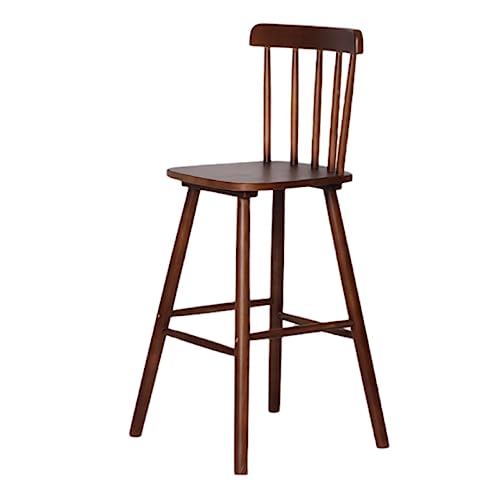 LYZCX Barhocker Barhocker Stühle Barhocker Thekenhöhe Barhocker mit Rückenlehne Frühstücksküchenstuhl mit Fußstütze für Esszimmer Thekenhocker Barstühle von LYZCX