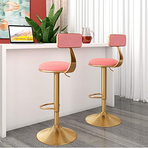 LYZCX Theken-Barstühle 2er-Set, höhenverstellbare Bar, Barhocker 2er-Set, 360° drehbare, verstellbare Barstühle mit Rückenlehne LYZCX Theken-Barstühle 2er-Set, höhenverstellbare Bar, Barhocker 2er-Set, 360° drehbare, verstellbare Barstühle mit Rückenlehne von LYZCX