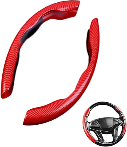 LYZPD 2 Stück Auto Lenkradbezug für BMW X1 U11 Hybrid iX1 U11 EV 2022 2023 2024, Segmentierter Lenkradschutz Anti Rutsch Atmungsaktiv Lenkradhülle,A LYZPD 2 Stück Auto Lenkradbezug für BMW X1 U11 Hybrid iX1 U11 EV 2022 2023 2024, Segmentierter Lenkradschutz Anti Rutsch Atmungsaktiv Lenkradhülle,A von LYZPD