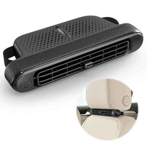 LYtech Auto Ventilator Kfz Lüfter Tragbarer USB Autolüfter Autositz Kühlventilator Elektroauto Lüfter Tragbarer Kopfstütze Luftkühler mit 3 Geschwindigkeiten für SUVs Limousinen Vans Bürositz (CF04) LYtech Auto Ventilator Kfz Lüfter Tragbarer USB Autolüfter Autositz Kühlventilator Elektroauto Lüfter Tragbarer Kopfstütze Luftkühler mit 3 Geschwindigkeiten für SUVs Limousinen Vans Bürositz (CF04) von LYtech