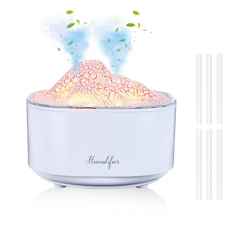 LYtech Luftbefeuchter 1.5L Mini Luftbefeuchter USB Desktop Luftbefeuchter Mit Bunter Led-Licht Und Zwei Vernebelungsmodi Desktop Leiser Luftbefeuchter Auto Abschaltung für Auto Büro Schlafzimmer von LYtech
