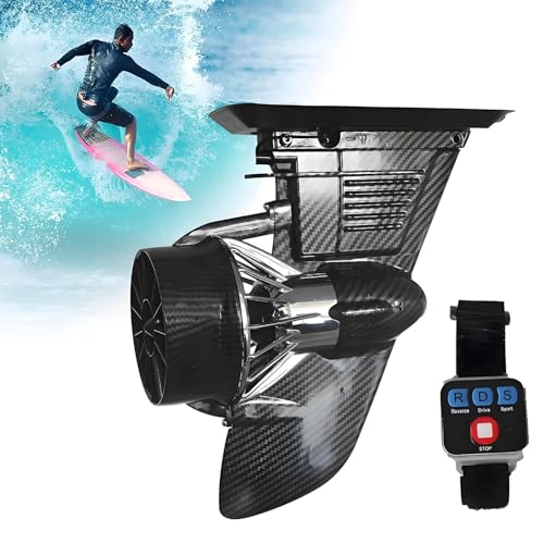 Elektrisch motorisiertes Finnen-Surfbrett, Stand-Up-Board-Paddle-Board-Finne, Thruster, elektrischer Surfbrett-Flossen-Propeller, ausgestattet mit Fernbedienung, Jet-betriebenes Surfbrett-Kit Elektrisch motorisiertes Finnen-Surfbrett, Stand-Up-Board-Paddle-Board-Finne, Thruster, elektrischer Surfbrett-Flossen-Propeller, ausgestattet mit Fernbedienung, Jet-betriebenes Surfbrett-Kit von LZDOYY