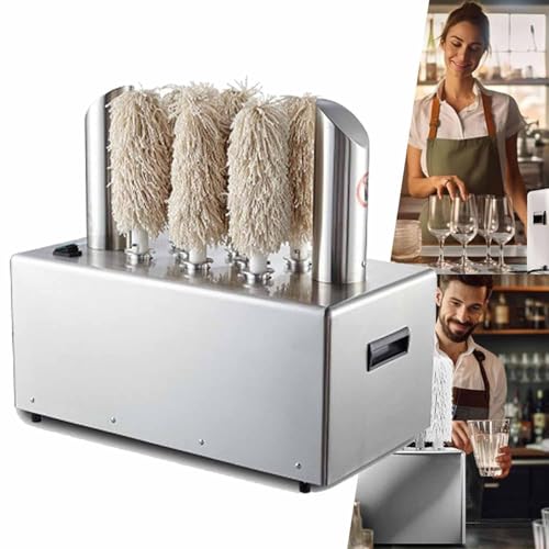 Glaspolierer, Elektrischer Weinglaspolierer Mit Sofortigem Heiz- Und Trocknungsdesign Für Weingläser/Champagner,8cups von LZDOYY