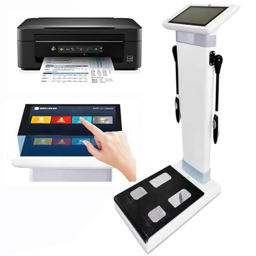 Professioneller Ganzkörperfettanalysator, Körperzusammensetzungsmonitor und -waage, 10,1 Zoll elektronischer BMI-Körperfettmonitor mit LCD-Display von LZDOYY