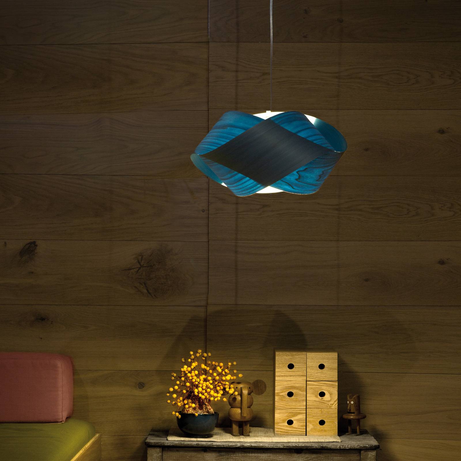 LZF Nut Pendelleuchte, blau von LZF LamPS