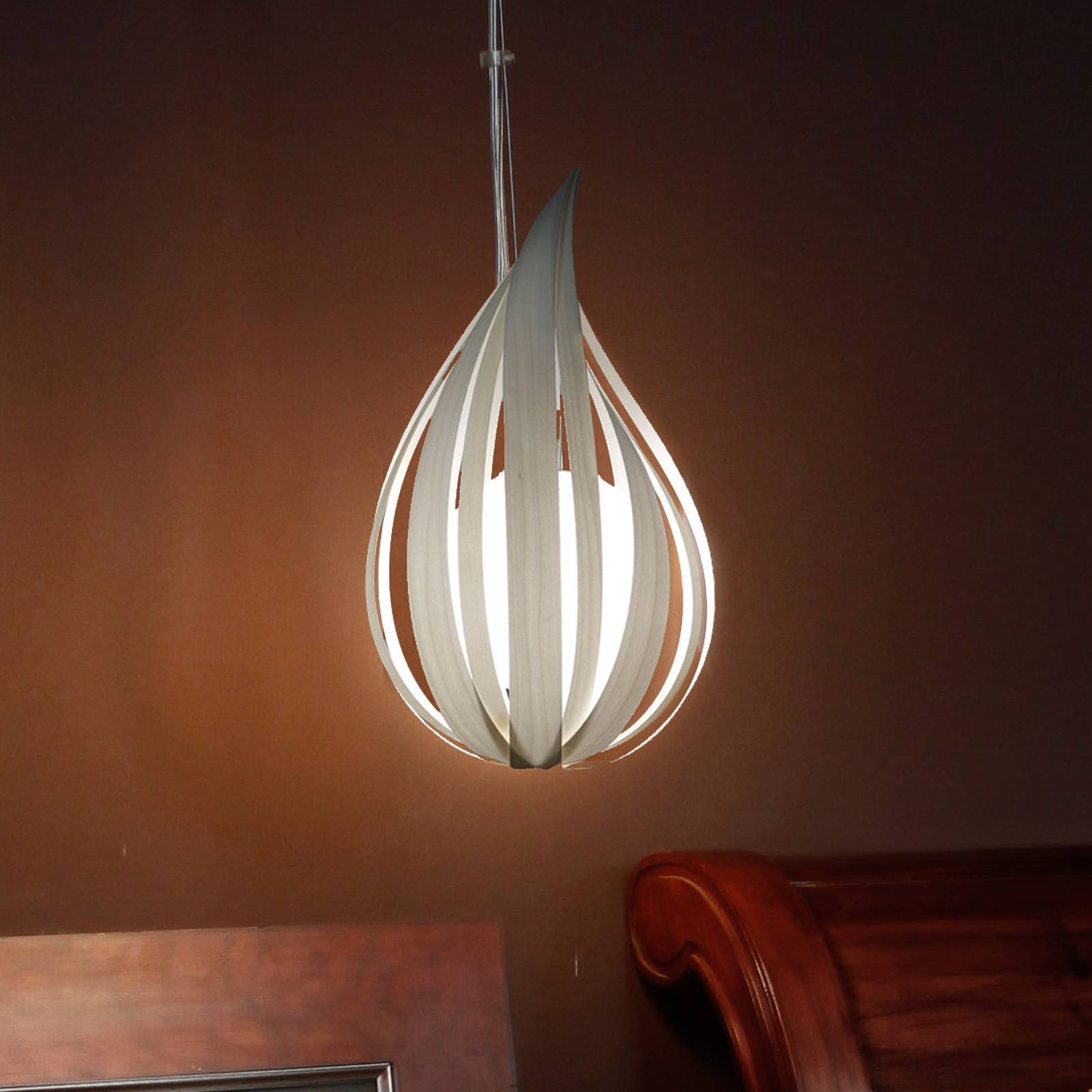 LZF Raindrop mini Pendelleuchte, elfenbein von LZF LamPS