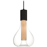 LZF Lamps Eris Pendelleuchte schwarz matt / Buche von LZF Lamps
