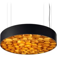 LZF Lamps Spiro Medium LED Pendelleuchte, äußerer Schirm: schwarz von LZF Lamps