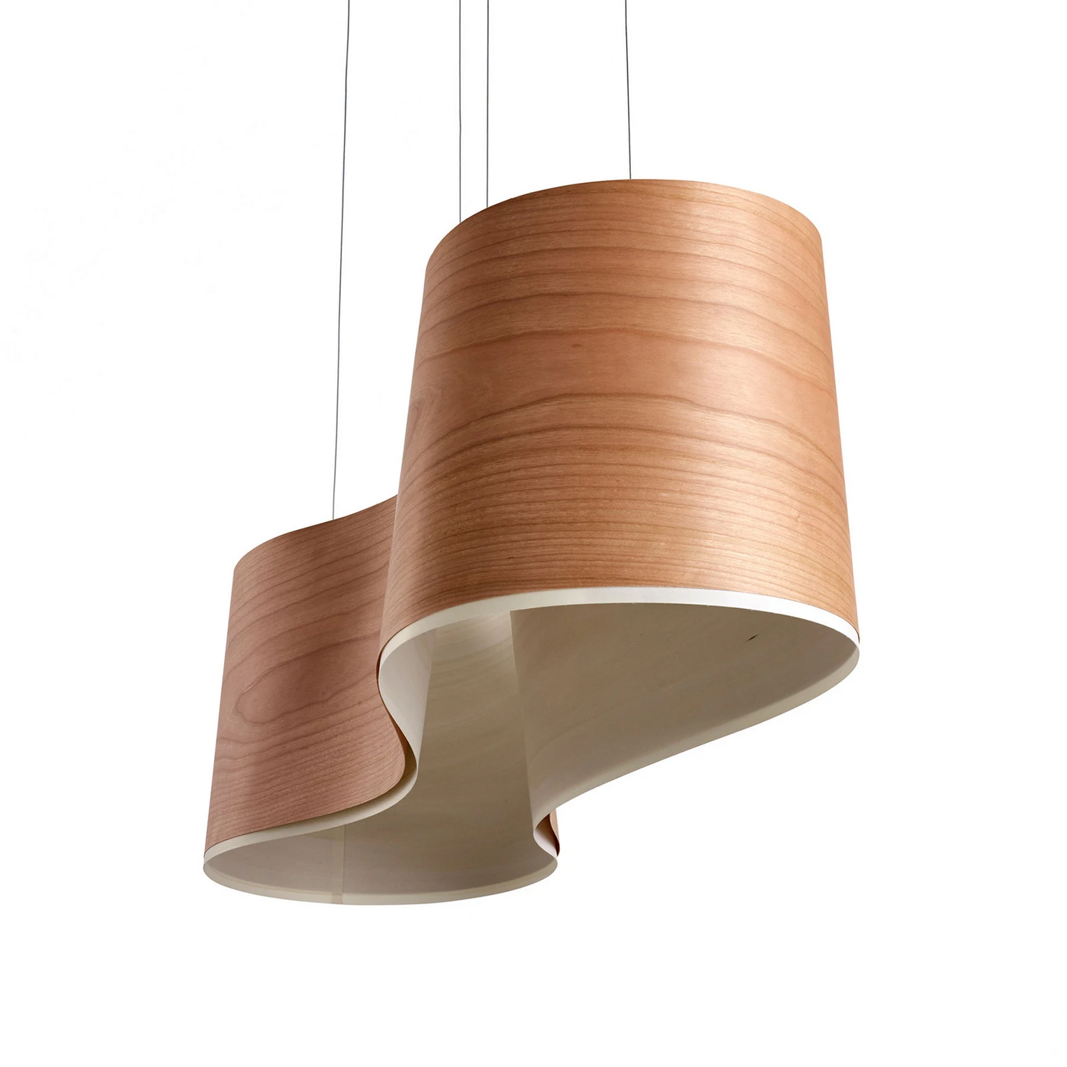Lzf New Wave Hängeleuchte Pendelleuchte Kirschbaum Elfenbein Siehe Text/Foto B-Ware von LZF Lamps