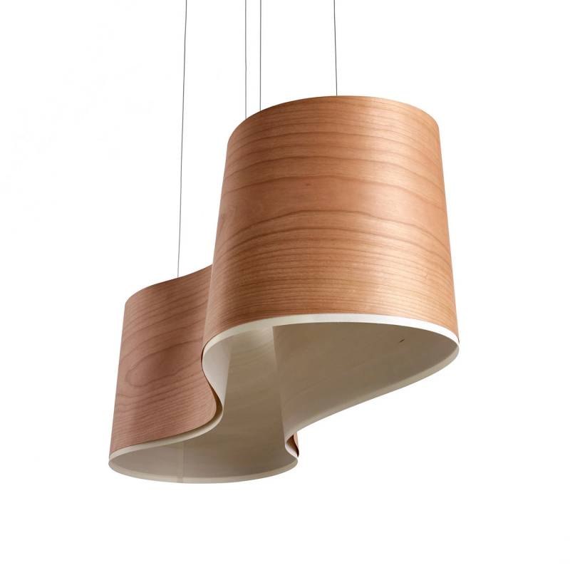Lzf New Wave Hängeleuchte Pendelleuchte Kirschbaum Elfenbein Siehe Text/Foto B-Ware von LZF Lamps