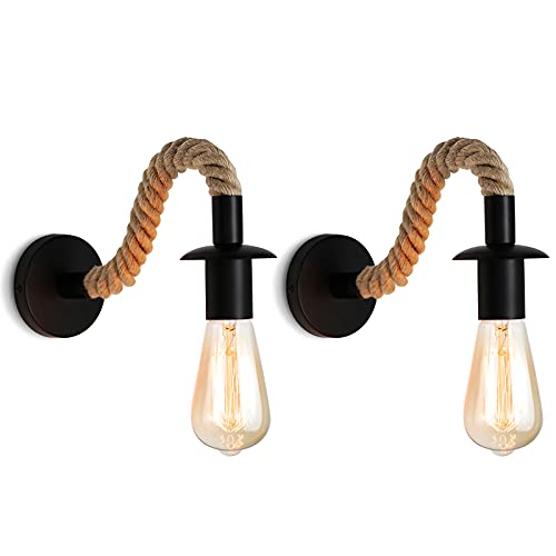 Akku Wandlampe, mit Touch Control Schalter LED Magnetisch Akku Wandleuchte 5000mAh Kabellose Wandlampe 3 Modi Helligkeitsstufen, ideal für Loft Flur Schlafzimmer (2 PCS) von LZGS Go Swing Bands