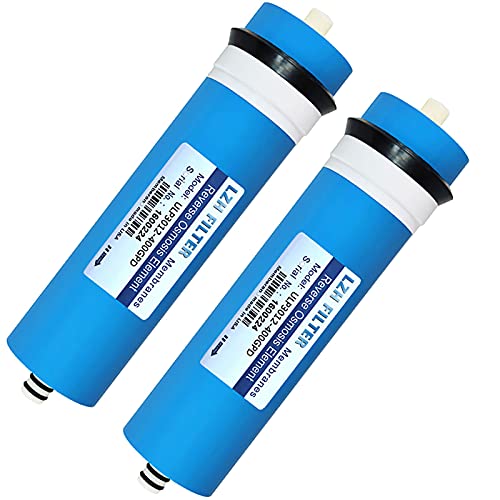 2 Stück Wasserreinigungsfilter, Umkehrosmose-ro-membran 3012-400 Gpd (11,7 X 2,8 Zoll) Kompatibel Mit Ersatzfilterpatrone für Ro-systemfiltermembran von LZH FILTER