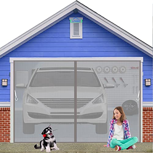 LZHBD Magnet Fliegengitter Tür, 155x210 cm Insektenschutz Tür Vorhang, Polyester Lamellenvorhang mit Klemmleiste Fliegenvorhang, Grau, Neuste Version von LZHBD