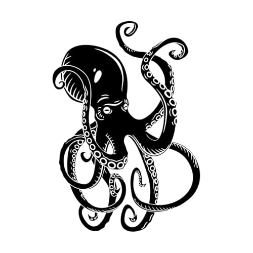 Wandaufkleber mit Oktopus-Tentakeln, Schlafzimmer-Dekor, Meereskunst, Ozeantiere, Vinyl, Wandtattoo, Heimdekoration für Badezimmer und Toilette, klein – 29x42cm Wandaufkleber mit Oktopus-Tentakeln, Schlafzimmer-Dekor, Meereskunst, Ozeantiere, Vinyl, Wandtattoo, Heimdekoration für Badezimmer und Toilette, klein – 29x42cm von LZHOUTING