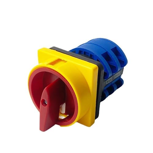 LZIKKGKI Elektrischer Universal-Umwandlungs-Nockenschalter LW26-25GS/04 380 V 25 A Stromabschaltungsknopf Isolierung Hauptsteuerung Vorhängeschloss AUS-EIN von LZIKKGKI