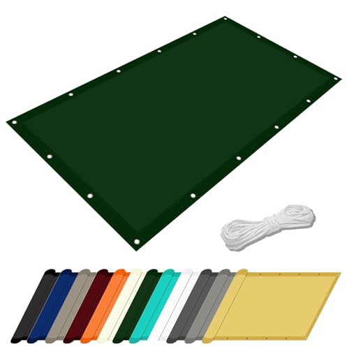 Sonnensegel Wasserdicht 0.7 x 2.2 m Uv-Schutz Wetterfest Garten Segel Wasserdicht Polyester Wasserabweisend für Garten Balkon Schwimmbad, Dunkelgrün Sonnensegel Wasserdicht 0.7 x 2.2 m Uv-Schutz Wetterfest Garten Segel Wasserdicht Polyester Wasserabweisend für Garten Balkon Schwimmbad, Dunkelgrün von LZJD