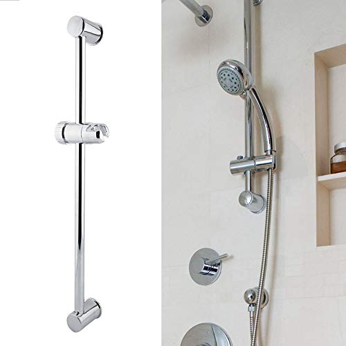 LZKW Badezimmer-Duschstange, robuste und langlebige Federvorrichtung Badezimmer-Duschkopfstange, verchromt, um Zeit und Mühe bei langfristiger Verwendung zu sparen von LZKW