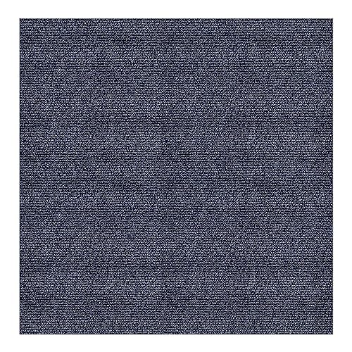 Teppichfliese selbstklebend, 11 Stück Teppichfliesen Selbstliegend 30x30cm Strapazierfähig, Geeignet für Schlafzimmer, Büro, Arbeitszimmer (Dunkelgrau) von LZLUCKCOME