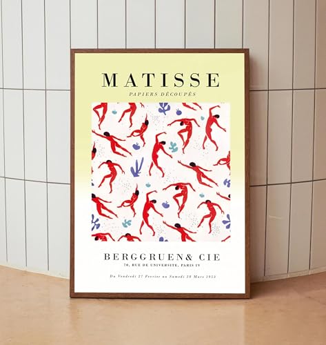 LZMASM Matisse-Posterdruck, Leinwandkunst, Bilder, Zuhause für Wohnzimmer, Schlafzimmer, Wanddekoration, Leinwandgemälde, Wandkunstdruck, Poster, 40 x 60 cm, rahmenlos von LZMASM
