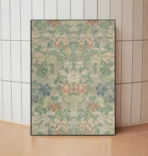 LZMASM Vintage-Muster-Posterdruck, Leinwandkunst, Bilder für Zuhause, Wohnzimmer, Schlafzimmer, Dekor, Leinwandgemälde, Wandkunstdruck, Poster, 50 x 70 cm, rahmenlos von LZMASM