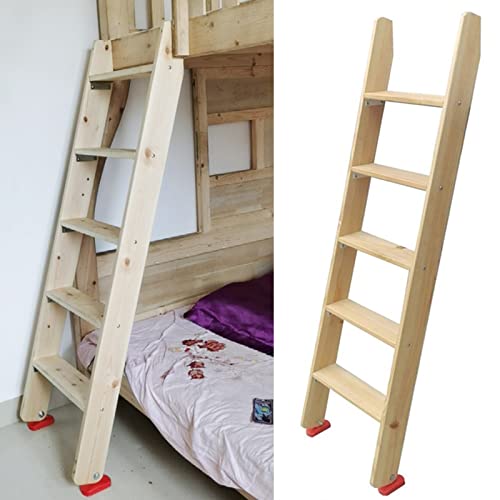 100125150175 Cm, Extra Hohe Etagenbett-Holzleiter Mit 9,5 Cm Breitem Pedal, Hochbetten/Hochbetten/Wohnmobilbetten, Leitern For Erwachsene/ältere Erwachsene/Kinder, Abgewinkelte Stufenleiter ( Size : 1 von LZMZMQ