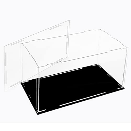 Acryl Vitrine Schaukasten Clear Rectangle Storage Containers Large Small - Office/ Home/ Closet Organizing, 10cm/ 15cm/ 20cm/ 25cm/ 30cm/ 35cm/ 40cm/ 45cm/ 50cm/ 60cm/ 70cm Stackable Acrylic Storage B von LZMZMQ