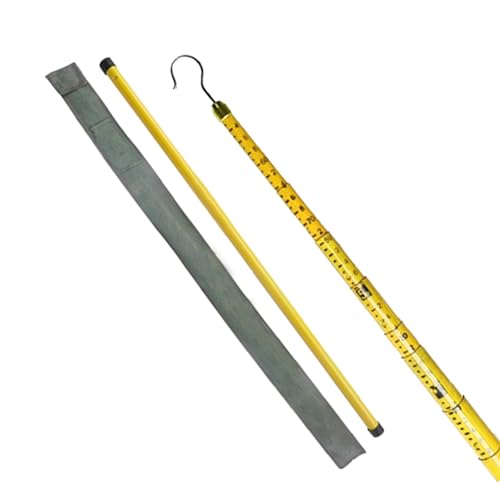 Hochspannungs-Messstab 6 8 10 12 15 18M Epoxid-isolierte Mastmessung, Distanzstangen Zur Messung Der Elektrischen Leistung, Messung Der Höhe Von Straßenlaternen,(8m/26.2ft) von LZMZMQ