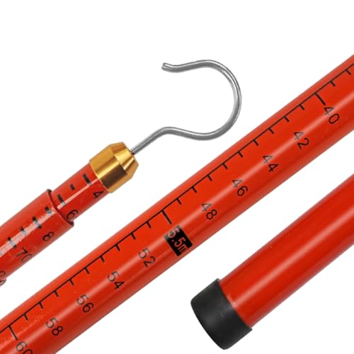 Hochspannungs-Messstab Isolierter Teleskop-Höhenmessstab, Hochspannungs-Höhenmessstab Mit Messhaken, Strommess-Distanzstab Für Umspannwerke(10m/32.8ft) von LZMZMQ