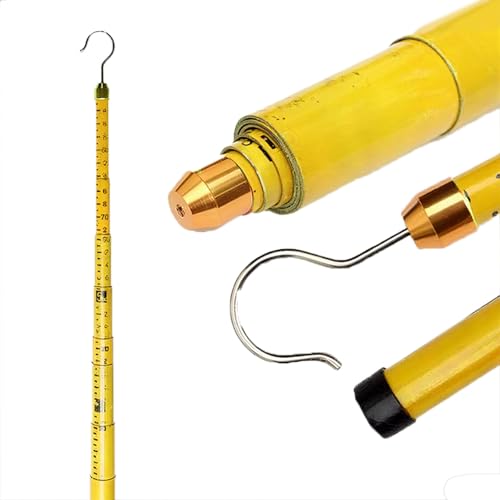 Hochspannungs-Messstab Werkzeug Zur Messung Der Baumhöhe, Teleskopmessstab Zur Überprüfung Von Stromleitungslücken, Zur Überprüfung Von Umspannwerken Und Messstab(12m/39.4ft) von LZMZMQ