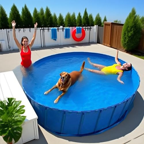 LZMZMQ Frame Pool/Schwimmbecken Pools 60 80 100 120 150 cm Tiefer Rahmenpool/Albercas para Adultos, Oberirdischer Haushaltspool Mit Ablassventil, Swimmingpool Für Garten/Hinterhof(6x1M/28200/7450GAL) LZMZMQ Frame Pool/Schwimmbecken Pools 60 80 100 120 150 cm Tiefer Rahmenpool/Albercas para Adultos, Oberirdischer Haushaltspool Mit Ablassventil, Swimmingpool Für Garten/Hinterhof(6x1M/28200/7450GAL) von LZMZMQ