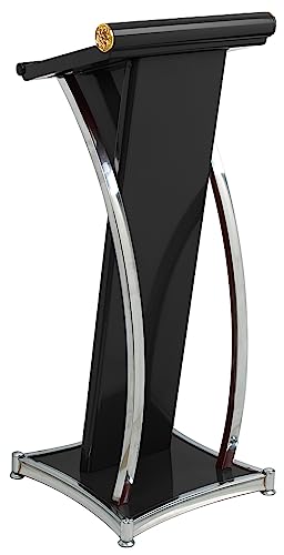 Rednerpult Lecterns Rednerpultständer Aus Metall, Schwarz, Weiß, Rot – Schulen/Kirchen/Restaurant-Podium, Kanzel, Anpassbares Logo, Edelstahl Und Eisen, Lehrer-/Kinderhochzeits-Offiziantenpodest/Sprec Rednerpult Lecterns Rednerpultständer Aus Metall, Schwarz, Weiß, Rot – Schulen/Kirchen/Restaurant-Podium, Kanzel, Anpassbares Logo, Edelstahl Und Eisen, Lehrer-/Kinderhochzeits-Offiziantenpodest/Sprec von LZMZMQ