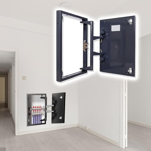 Revisionsklappe Revisionstür 150 X 150/200 X 200/300 X 400 Mm Zugangsklappe Für Die Wand Mit Tür, Befliesbare Abdeckung Für Service-Zugangsöffnung, Versenkt, Servicetür Für Zuhause, Hotel Und Büro, Un von LZMZMQ