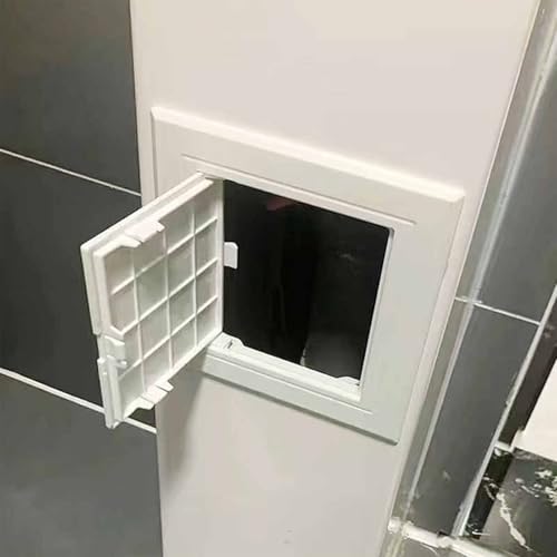 Revisionsklappe Revisionstür 4x6" 6x12" 14x24" 22x26"in Sanitär Vertikale Wandluken-Zugangstür, Kundenspezifische Verstärkte Zugangsklappe Mit Türen, Einfache Servicetür Für Trockenbau/Decke(6x10inch( von LZMZMQ
