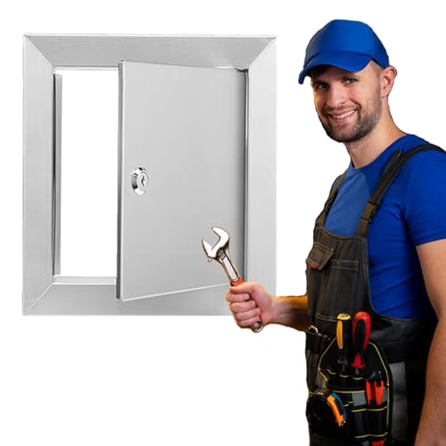Revisionsklappe Revisionstür Aluminium-Revisionstür In Trockenbauwand. Maßgefertigte, Vertikale Zugangsklappe Mit Riegel. Robuste, Abschließbare Serviceschacht-Türklappe. Einfach Zu Installieren.(14x1 Revisionsklappe Revisionstür Aluminium-Revisionstür In Trockenbauwand. Maßgefertigte, Vertikale Zugangsklappe Mit Riegel. Robuste, Abschließbare Serviceschacht-Türklappe. Einfach Zu Installieren.(14x1 von LZMZMQ