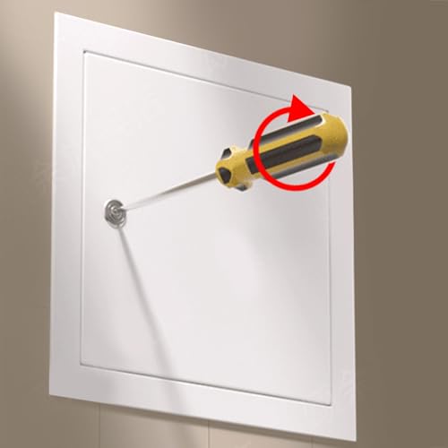 Revisionsklappe Revisionstür Anpassbare Kommerzielle Zugangstüren Für Trockenbau Und Decke, Verstärktes Servicepanel Mit Verriegelung, Universelle Inspektionstür Für Verkabelung/Kabel/Leitungen(8x14.2 von LZMZMQ