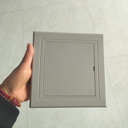 Revisionsklappe Revisionstür Kundenspezifische Sanitär-Revisionsplatte für Trockenbau/Decke, selbstklebende dekorative Serviceschacht-Türplatte, flächenbündig montierte Inspektionsluke für Kabel und L von LZMZMQ
