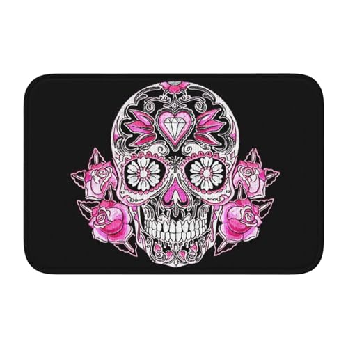 LZNJZ Badematte, weich, saugfähig, 60 x 40 cm, Rosendiamant und Totenkopf LZNJZ Badematte, weich, saugfähig, 60 x 40 cm, Rosendiamant und Totenkopf von LZNJZ