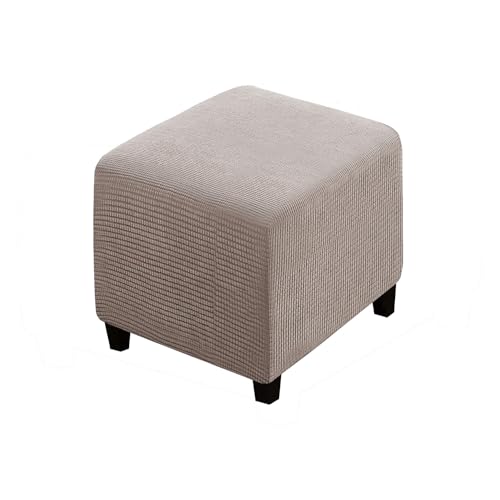LZOQOWUJ Ottoman Protective Cover Stool Cover, Stool Covers Square 40x40/45x45cm Stool Protector Velvet Footstool Cover Luxurious Stool Cover Washable Stool Protector(E,55x55cm) von LZOQOWUJ
