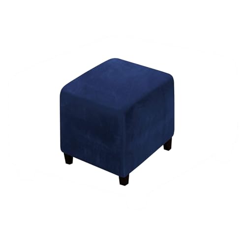 LZOQOWUJ Ottoman Protective Cover Stool Cover, Stool Covers Square 40x40/45x45cm Stool Protector Velvet Footstool Cover Luxurious Stool Cover Washable Stool Protector(M,60x60cm) von LZOQOWUJ