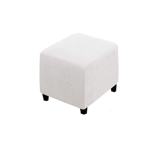 LZOQOWUJ Ottoman Protective Cover Stool Cover, Stool Covers Square 40x40/45x45cm Stool Protector Velvet Footstool Cover Luxurious Stool Cover Washable Stool Protector(Q,35x35cm) von LZOQOWUJ
