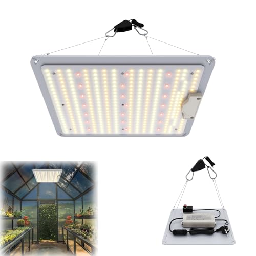 LZQ 100W Pflanzenlampe LED Vollspektrum 316LEDs Grow Lampe, Dimmbare Energieeffizient Grow Light Wachstumslampe für Zimmerpflanzen Gemüse Blume für Growzelt 60x60cm von LZQ